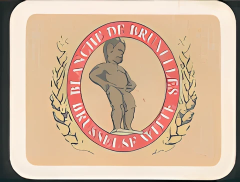 Sous-bock Blanche de Bruxelles