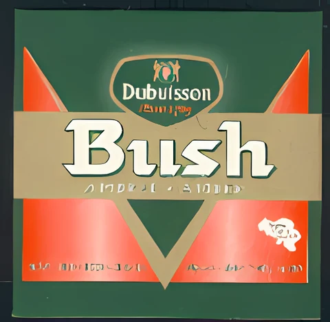 Sous-bock Bush ambrée