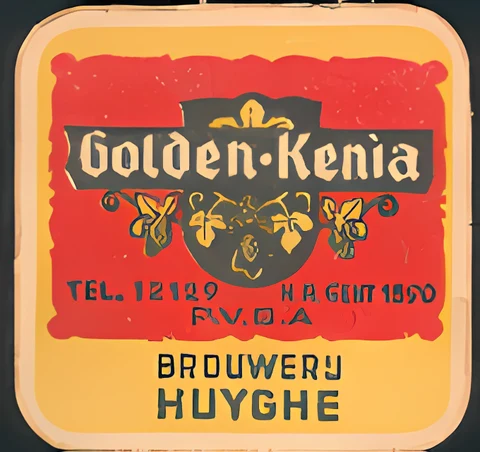 Sous-bock Golden Kenia