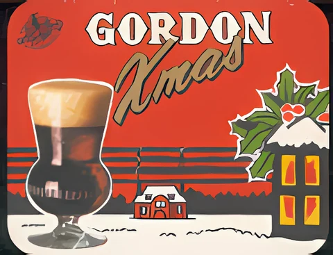 Sous-bock Gordon Xmas