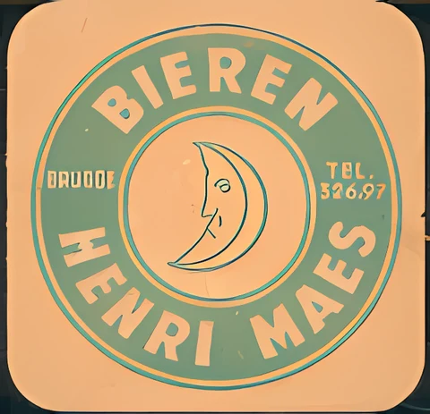 Sous-bock Maes Henri