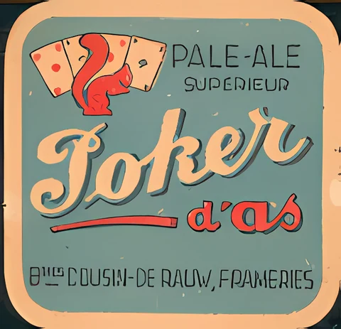 Sous-bock Poker d As