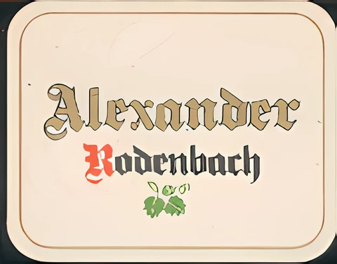 Sous-bock Rodenbach Alexander